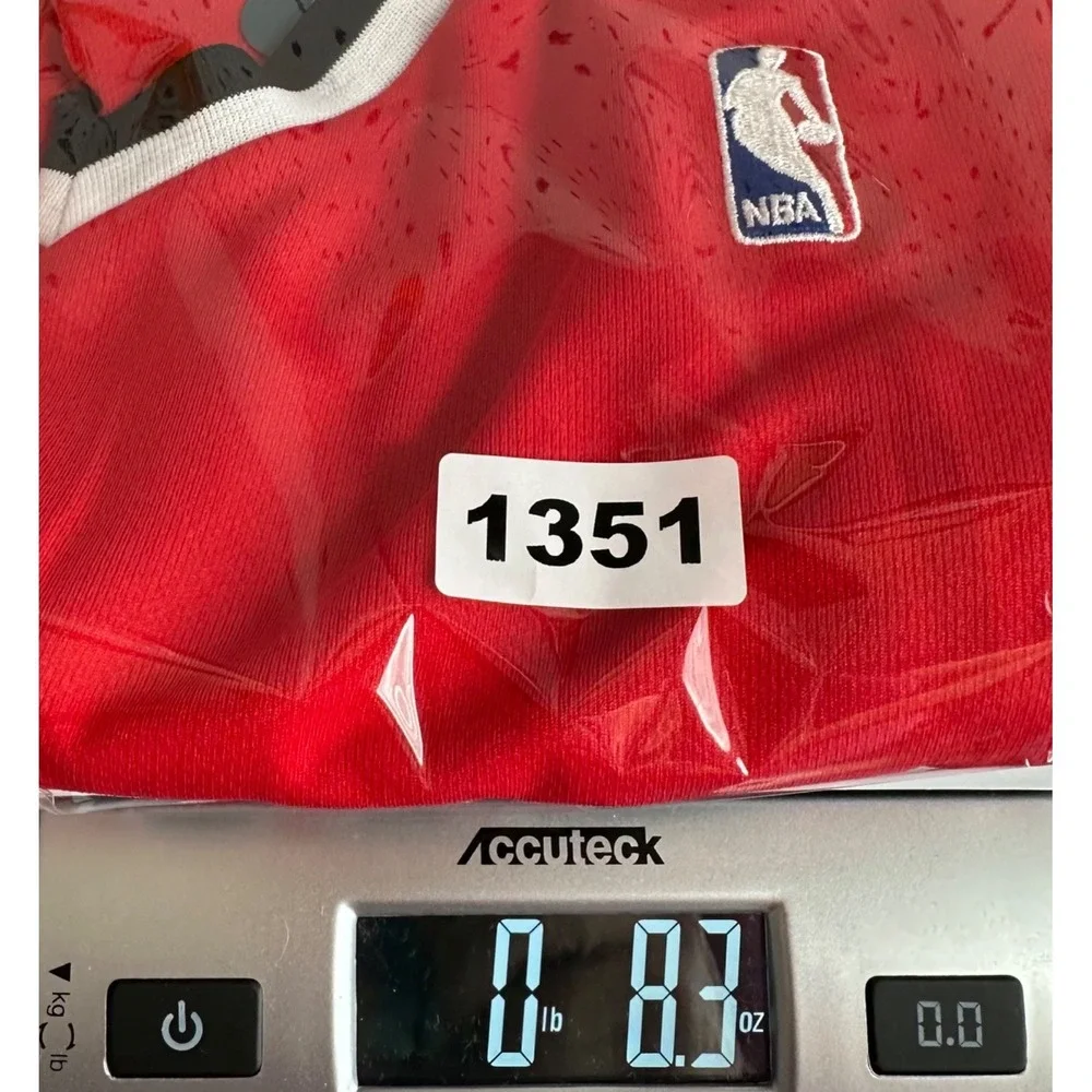 RIP CITY ADIDAS NBA Portland Trail Blazers Lillard Red Jersey Tank Mens Medium